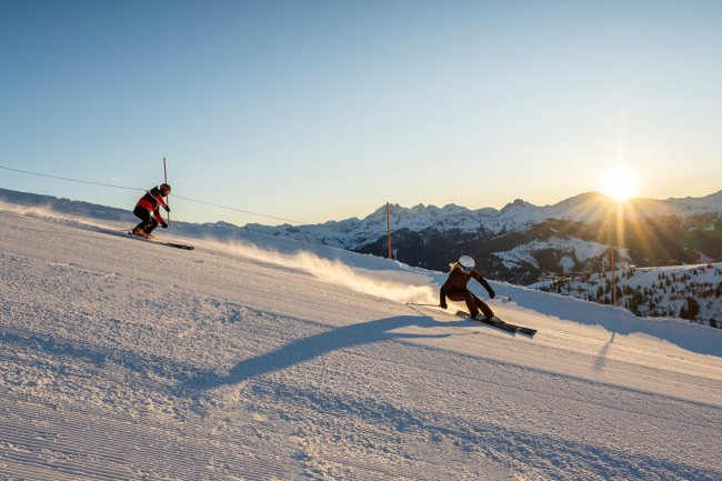 Skifahren im Großarltal auf perfekt präparierten Pisten und wunderschönem Wetter © TVB Großarltal/Lorenz Masser